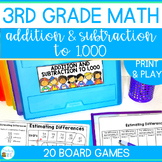 3 Digit Addition and Subtraction with Regrouping 3rd Grade