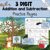 3-Digit Addition and Subtraction with and without Regroupi