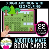3 Digit Addition with Regrouping | Boom Cards™ - Distance 