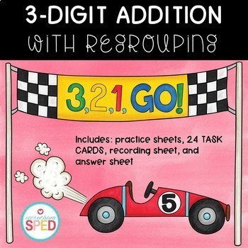 Preview of 3-Digit Addition with Regrouping