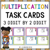 3 Digit By 2 Digit Multiplication Task Cards Activity
