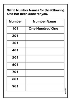 3 digit numbers a complete unit by bright little learners tpt