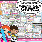 3 Digit Numbers Ultimate Pack 1 - Print and Play Games & Activities
