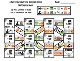 3 Digit Subtraction Across Zeros Game: Halloween Math Maze