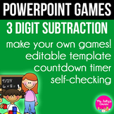 3 Digit Subtraction Borrowing PowerPoint Game