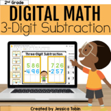 3-Digit Subtraction Digital Activities - 2.NBT.7 3 Digit Subtraction - Test Prep