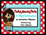 Three Digit Subtraction Finding Missing Parts Flipchart