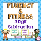3 Digit Subtraction Fluency & Fitness® Brain Breaks