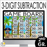 3-Digit Subtraction PowerPoint Math Game Show - Test Prep 