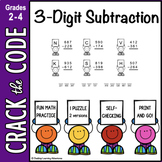 3-Digit Subtraction Practice - Crack the Code