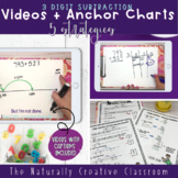 3 Digit Subtraction Regrouping Videos + Anchor Charts