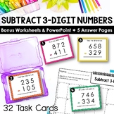 3-Digit Subtraction Task Cards | Subtraction Activities & 