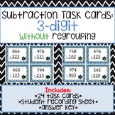 3 Digit Subtraction Task Cards without Regrouping