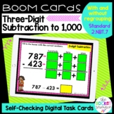 3-Digit Subtraction With and Without Regrouping BOOM™ Card