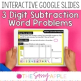 3 Digit Subtraction Word Problems Interactive Task Cards G