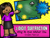 3-Digit Subtraction with Open Number Line Packet