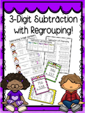 3-Digit Subtraction with Regrouping Bundle!