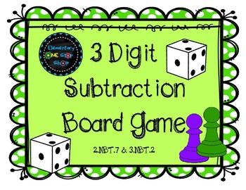 Preview of 3 Digit Subtraction with Regrouping Game