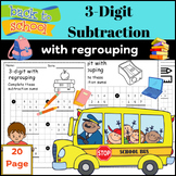 3- Digit Subtraction with Regrouping Worksheets