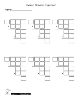 Preview of 3-Digit by 1-Digit Long Division Riddles with a Graphic Organizer