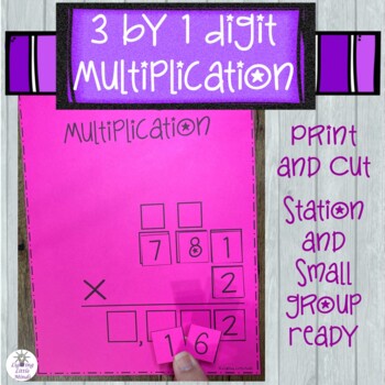 Preview of 3 Digit by 1 Digit Multiplication | 3x1 Digit Multiplication