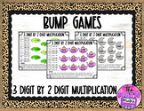 3 Digit by 2 Digit Multiplication BUMP GAMES 3 Print and Go Games