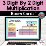 3 Digit by 2 Digit Multiplication Boom Cards - Digital Task Cards