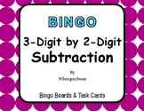 3-Digit by 2-Digit Subtraction BINGO and Task Cards