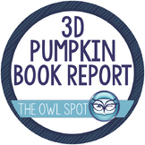 3 Dimensional Pumpkin Book Reports