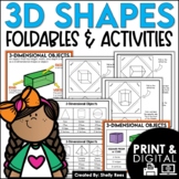 3D Shapes Activities PRINTABLE and DIGITAL for Google Classroom