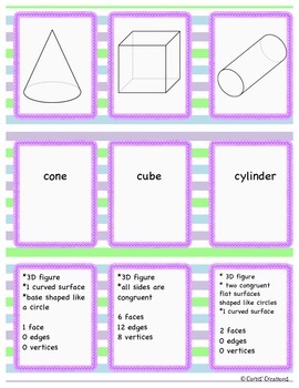 3 dimensional shapes activities