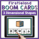 3 Dimensional Shapes Boom Cards Digital Task Cards For Kin