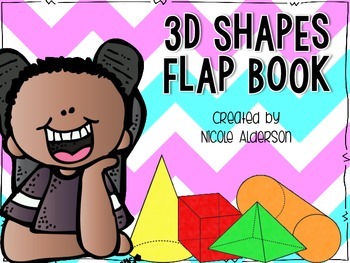 Preview of 3 Dimensional Shapes Flap Book