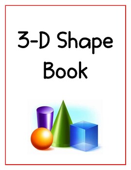 Preview of 3 Dimensional Shapes Posters/Book