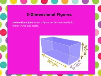 Preview of 3-Dimensional Vocabulary Powerpoint