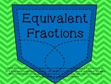 3 Equivalent Fraction Math Centers Common Core Aligned