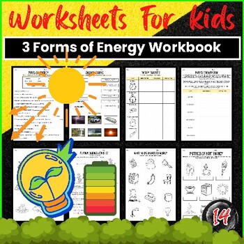 Preview of 3 Forms of Energy Transformation Worksheets