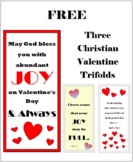 3 Free Christian Valentine's Card for Church Schools & Sun