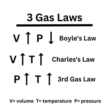 Preview of 3 Gas Laws Graphic