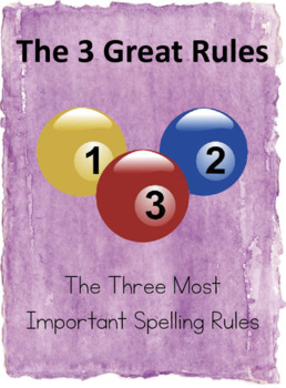 Preview of 3 Great Spelling Rules