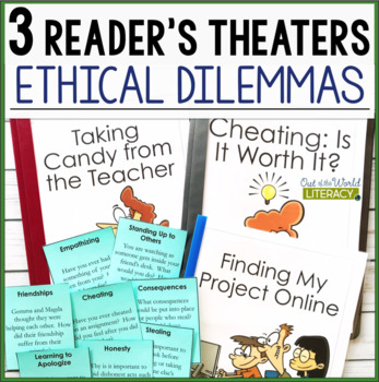 Preview of 3 Growth Mindset Reader's Theaters - Ethical Dilemmas