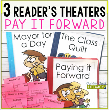 Preview of 3 Growth Mindset Reader's Theaters - Pay it Forward