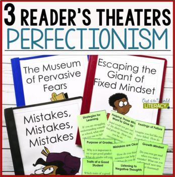 Preview of 3 Growth Mindset Reader's Theaters - Perfectionism