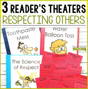 Preview of 3 Growth Mindset Reader's Theaters - Respecting Others