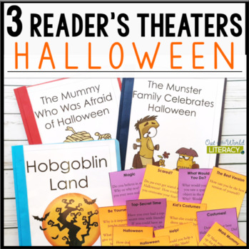 Preview of 3 Halloween Reader's Theaters - Digital & Print