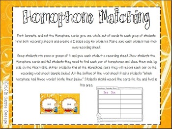 3 H's (Homophones, Homographs, Homonyms) by Carrie Ossege | TpT