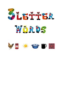 Preview of 3 LETTER WORD ACTIVITY
