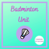 PE 3 Lesson Mini-Badminton Unit