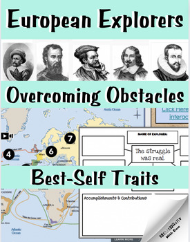 Preview of 3 Lessons! History and SEL: European Explorers and Best-Self Traits