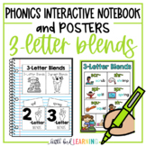 3-Letter Blends Interactive Notebook Activities and Posters